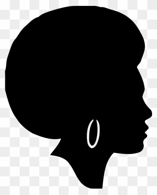 United States African American Black Afro African-american - African Woman Face Silhouette Clipart