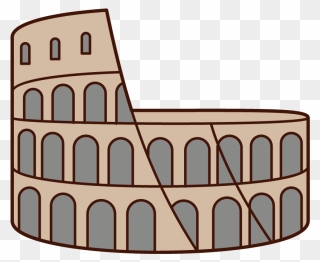 Illustration Of The Colosseum - Floridablanca's Park Clipart
