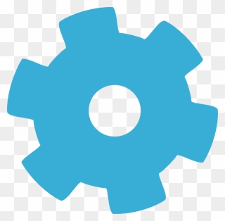 Blue Gear Wheel Png, Svg Clip Art For Web - Blue Gear Icon Clipart Transparent Png