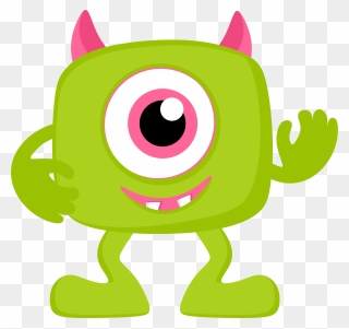 B *✿* De Minus Monster Face, Monster S, Kids Mania - Monsters Inc Baby Clipart - Png Download