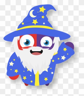 Emile Wizard- Grammar Game - Cartoon Clipart