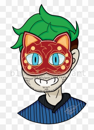 Marvin The Magnificent Spotting The New Mask That @therealjacksepticeye - Cartoon Clipart