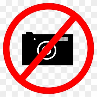 Do Not Take Photos A Ban On Taking Pictures Symbol - Don T Take Photographs Clipart