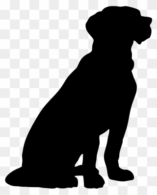Labrador Retriever Pet Sitting Beagle Puppy German - Sitting Dog Silhouette Png Clipart