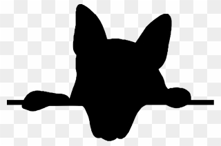 Transparent Boxer Dog Clip Art - German Shepherd Dog Head Silhouette - Png Download