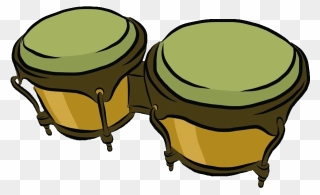 Transparent Music Instruments Clipart Png - Cartoon Bongos