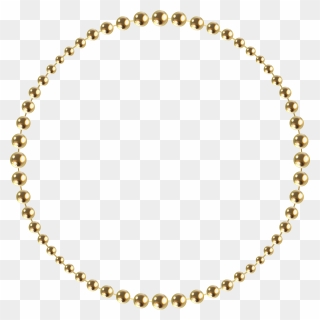 Pearl Clipart Gold Bead - Rosary Hd Circular - Png Download