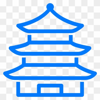 Chinese Pagoda Clipart - Png Download