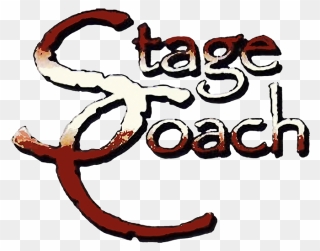 Stagecoach - Calligraphy Clipart