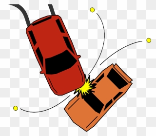 T-bone Accident, Car Accident Attorneys - Car Crash Clip Art - Png Download