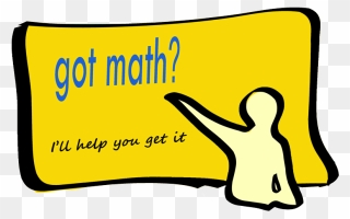 Got Math I"ll Help You Get It - Clipart Math Tutoring - Png Download
