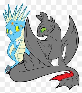 Toothless Drawing, Picture - Dragons Toothless X Stormfly Clipart