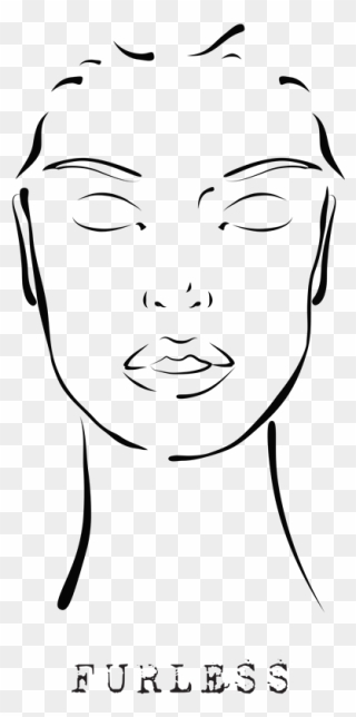 Gallery Drawing Face Profile Outline - Face Template With Transparent Background Clipart