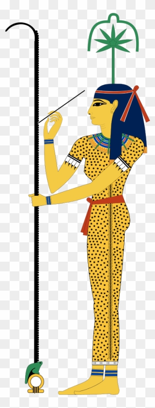 Seshat Egyptian Goddess Clipart