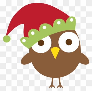 Christmas Owls Clipart - Png Download