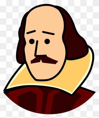 Clipart Shakespeare Head - Shakespeare Clipart Png Transparent Png