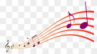 Colorful Music Notes Transparent Background Clipart