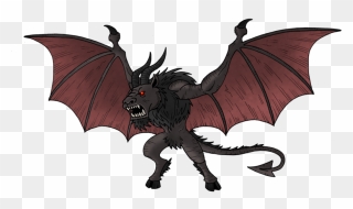 The Jersey Devil Dragon Demon - Jersey Devil Png Clipart
