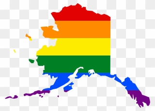 Simple Alaska Map Clipart