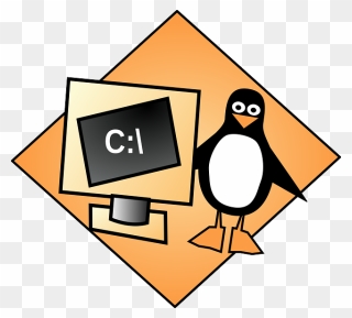 Penguin, Tux, Linux, Console, Shell, Computer - Dosbox Clipart