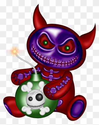 Monsters Clipart For Halloween - Png Download