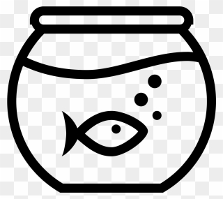 Transparent Fish Tank Clipart - Fish Tank Aquarium Icon - Png Download