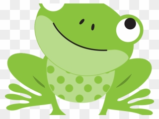 Green Frog Clipart Girly - Cute Frog Clip Art - Png Download