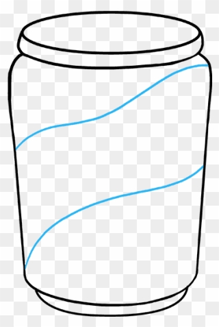 How To Draw A Soda Can - Easy To Draw Can Clipart