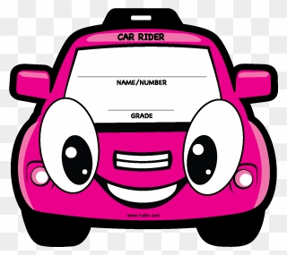 Backpack Tags - Car Rider Clipart
