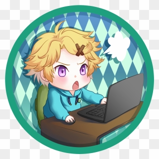 Mystic Messenger Yoosung Playing Clipart