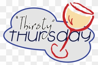 Bringing In The New Year - Thirsty Thursday Clip Art - Png Download