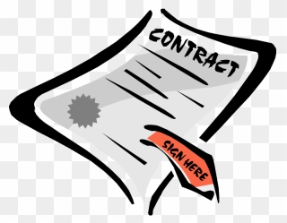 Download Contracts - Contract Clip Art - Png Download