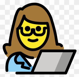 Woman Technologist Emoji Clipart - Clip Art - Png Download