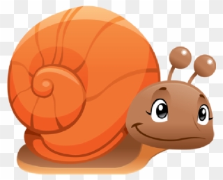 Snail Clipart Cartoon Girl - Imagenes De Caracol Infantiles - Png Download