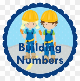 Building Numbers - Cartoon Clipart