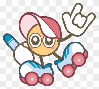 Kirby's Adventure Paint Roller Clipart