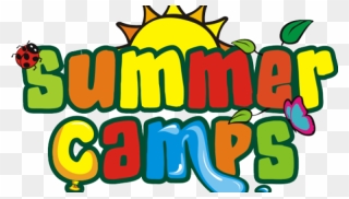 Kids Summer Camp Text Clipart