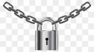 Png Of Chain With Lock Clipart