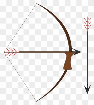 Boho Vector Bow Arrow Graphic - Robin Hoods Bow And Arrow Clipart