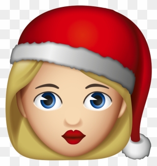 Mrs Santa Claus Emoji Clipart
