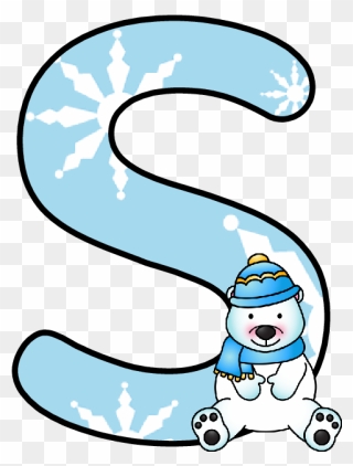 Winter Letter W Clipart - Png Download