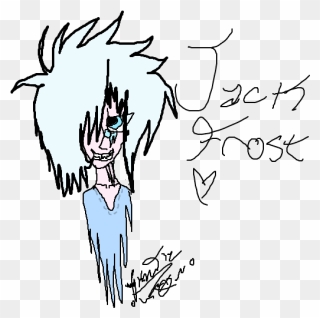 Quick Sketchy Drawing Of Jack Frost - Cartoon Clipart