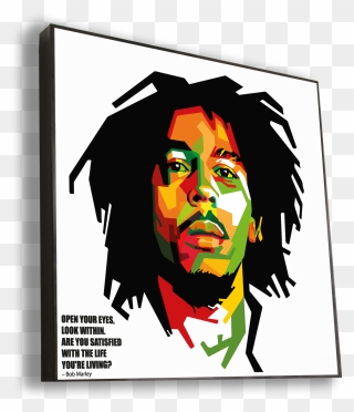 Bob Marley Drawing Clip Art Silhouette - Bob Marley Png Transparent Png