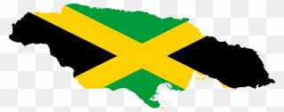 Jamaica Flag And Map Clipart