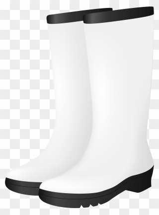 White Rubber Boots Png Clipart Chelsea Boot- - White Rain Boots Png Transparent Png