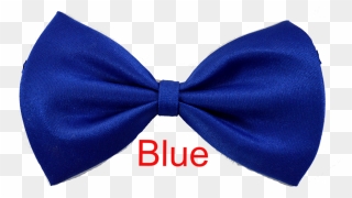 Bow Tie Necktie Tie Clip Blue - Blue Bow Tie Png Transparent Png