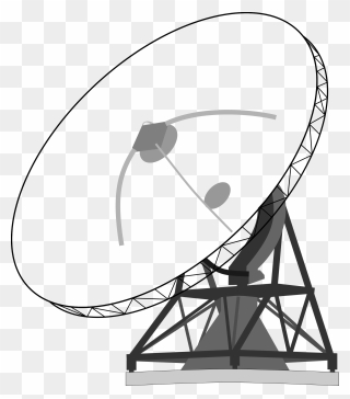Satellite Drawing Clip Art - Satellite Ground Station Icon - Png Download