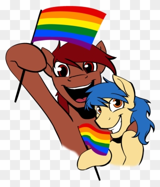 Transparent Pride Clipart - Gay Pony - Png Download