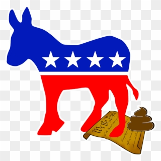 Democrat Donkey White Clipart