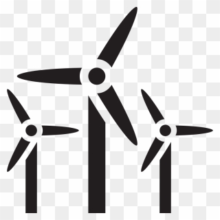 Vector Wind Energy - Wind Turbine Icon Png Clipart